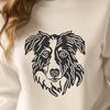 Stunning Australian Shepherd In DXF - For Free Download, Commercial Use