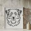 Artistic Australian Shepherd In PDF