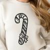 Stunning Candy Cane Digital Art - Free DXF Download