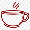 Unique Cup Digital Drawing PNG - Free Download