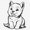 Unique Shiba Inu Vector Illustration PNG - Free Download