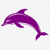 Beautiful Dolphin In SVG, PNG, PDF And DXF File Formats - Free