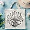 Free Seashell In SVG Free Commercial Use Download