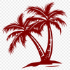 Unique Palm Tree - DXF For Commercial Use