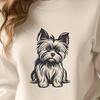 Free Yorkshire Terrier - Glowforge PNG