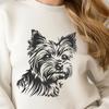 Artistic Yorkshire Terrier - For Glowforge Project