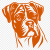 Boxer Drawing In SVG, PNG, PDF And DXF File Formats