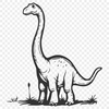 Brachiosaurus In PNG Format - Free Commercial Use License