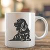 Sitting Cocker Spaniel - DXF