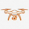 Unique Drone Vector Image - Free PNG