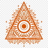 Eye Of Providence Drawing In SVG, PNG, PDF And DXF File Formats