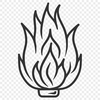 Free Flames Vector Drawing