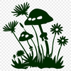 Creative Mushroom In SVG For Free Download