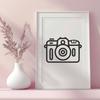 Camera Digital Drawing In SVG, PNG, PDF And DXF File Formats