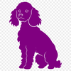 Sitting Poodle Vector Image - Free PNG