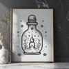 Free Potion Bottle In PDF & PNG