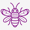 Artistic Insect Artwork In SVG For Free Download