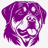 Artistic Rottweiler SVG, PNG, PDF And DXF Files