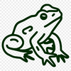 Artistic Frog DXF - Free Commercial Use Download