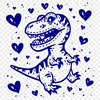 Artistic T Rex - Vinyl PNG Free Download