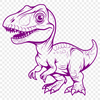 Free T Rex PNG - For Laser Engraver Project