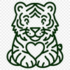 Creative Tiger Vector Image