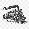 Stunning Train - Laser PNG Free Download