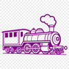 Artistic Train In DXF - Free Digital Download