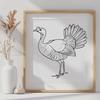 Beautiful Turkey - Cricut PNG