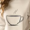 Free Coffee Cup Digital Drawing - Free SVG