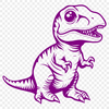 Cute Dinosaur In PDF