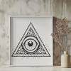 Free Eye Of Providence In DXF - Free Download