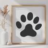 Paw In DXF Format - Free Commercial Use License