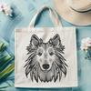 Artistic Shetland Sheepdog - Craft DXF