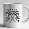 Stunning Sloth In DXF Free Commercial Use Download