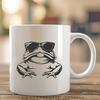 Stunning Toad Wearing Sunglasses DXF