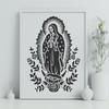 Stunning Virgin Mary - Laser Cutter DXF