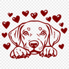 Dog Printable Image In SVG File Format For Free Download