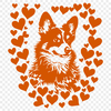 Free Beautiful Welsh Corgi Printable Artwork