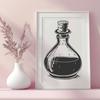 Creative Potion Bottle PDF - Free Commercial Use Download