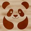 Vector Panda Illustration for Cutting Machines A digital illustration of a panda, designed as vector art suitable for cutting machines and printing.