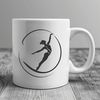 Gymnastics Athlete Illustration A vector illustration of an athlete performing a gymnastics routine.