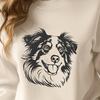 Beautiful Australian Shepherd Digital Art