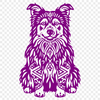 Ornate Australian Shepherd Decal