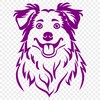 Stunning Australian Shepherd Artwork In SVG For Free Download