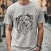 Beautiful Australian Shepherd In PNG - Free Digital Download