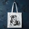 Stunning Laying Australian Shepherd - SVG