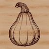 Beautiful Squash SVG Image Download A detailed illustration of a squash, suitable for clip art and vector design.