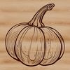 Ripe Squash Vector Art Design A detailed illustration of a ripe yellow squash with green stem and leaves, suitable for vector art design.