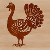 Farm Fresh Fowl Vector Art A large domesticated bird commonly raised on farms for meat, suitable for vector design projects.